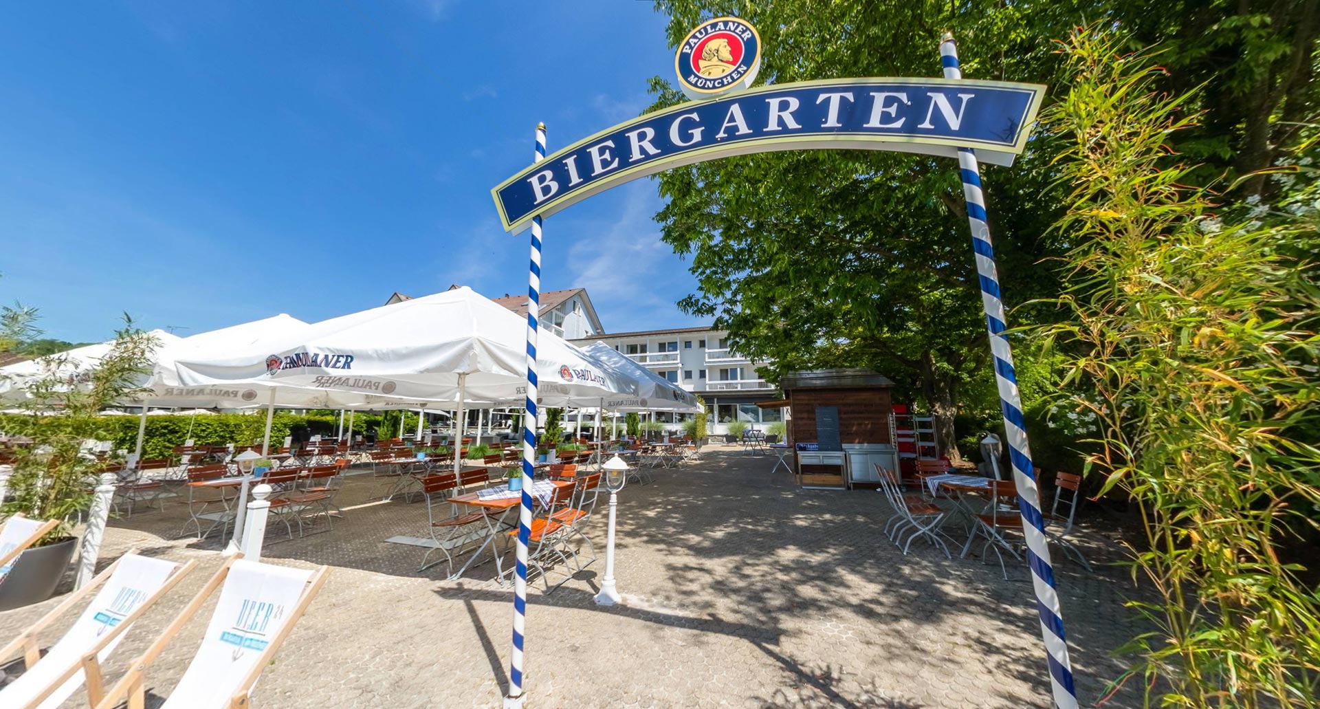 Eingang vom Biergarten am Bodensee | UFER 22